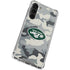 NFL New York Jets Camo Galaxy S24 FE Clear Case